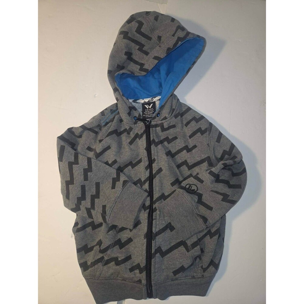 Shaun White Gray Hooded Boys Jacket Size 4T